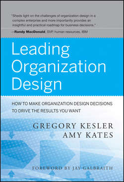 Leading Organization Design. How to Make Organization Design Decisions to Drive the Results You Want